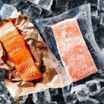 Microwave defrost fish