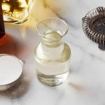 A jar of simple syrup